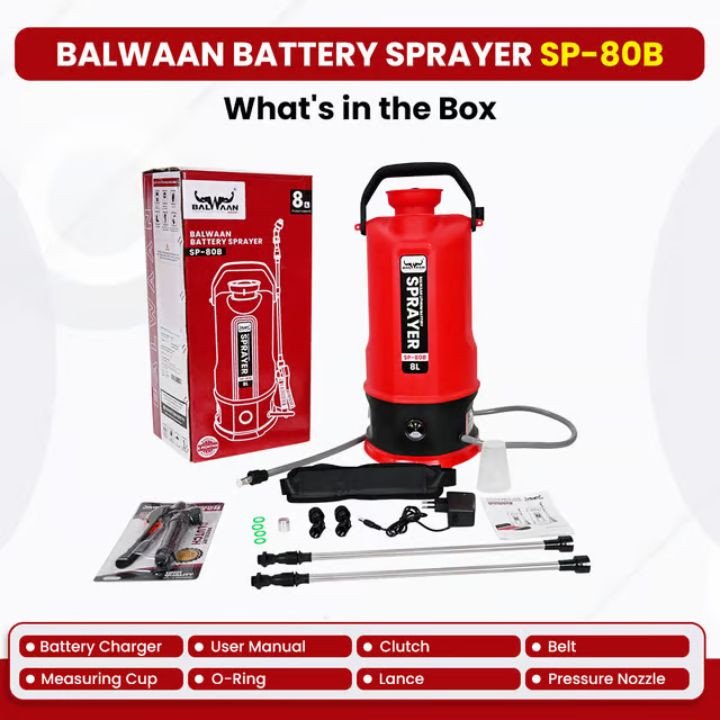 Balwaan SP 80B Li-Ion Battery Sprayer (8L) – thumb